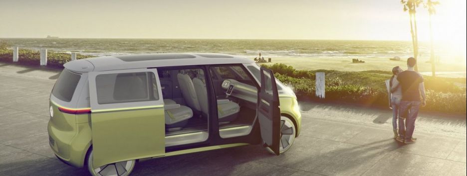 Volkswagen представила электрический микроавтобус с автопилотированием