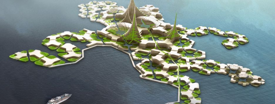 В 2019 году начнут строить плавучие острова для миллиардеров