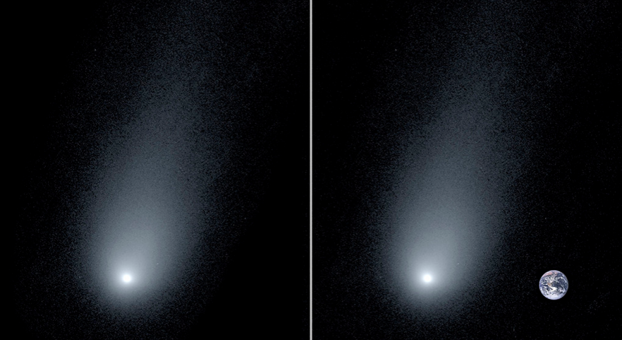 Астрономы измерили длину хвоста межзвездной кометы - фото