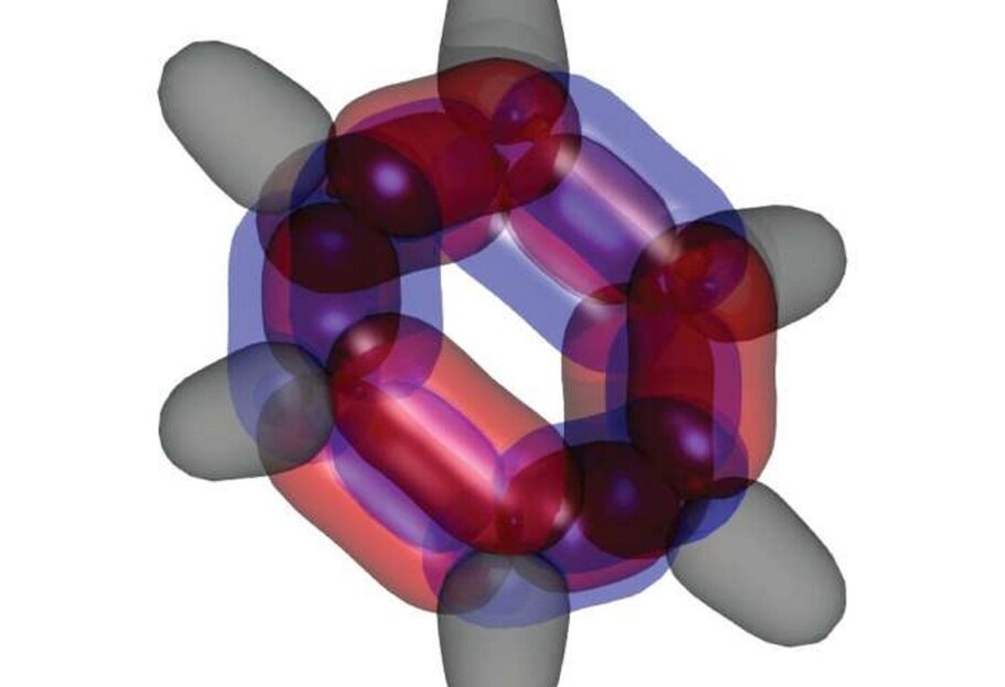 Исследователи установили структуру молекулу бензола, применив 126 измерений - фото 1