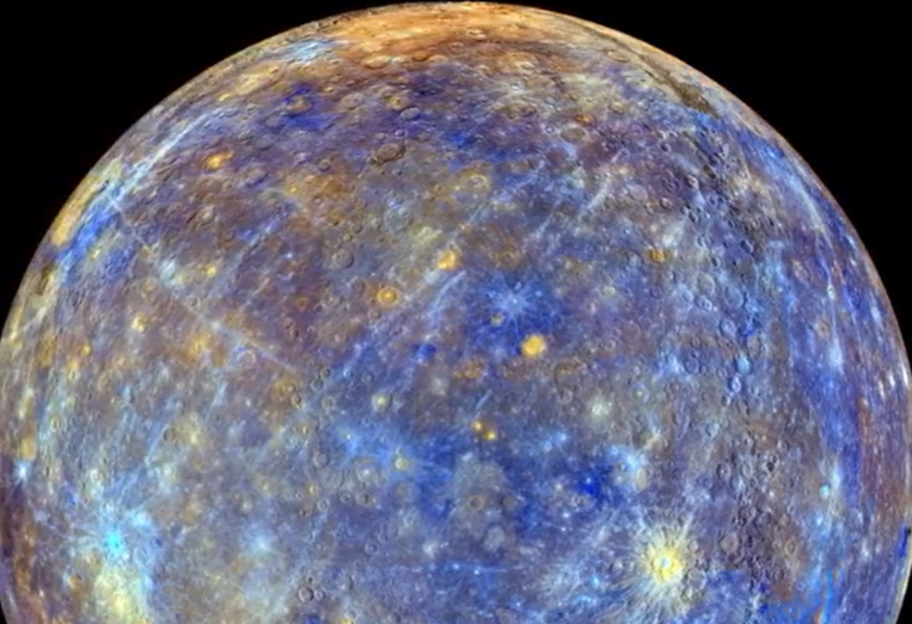 Завораживающее зрелище: NASA показало цветовую карту Меркурия - фото - фото 1
