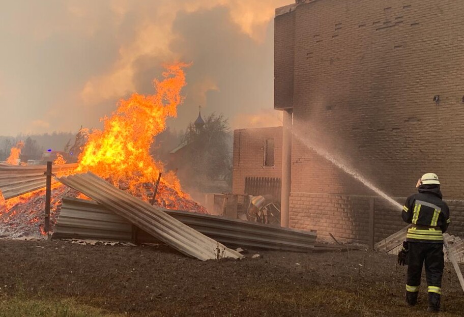 Пожары в Луганской области - в МВД назвали три версии причин возгорания - фото, видео - фото 1