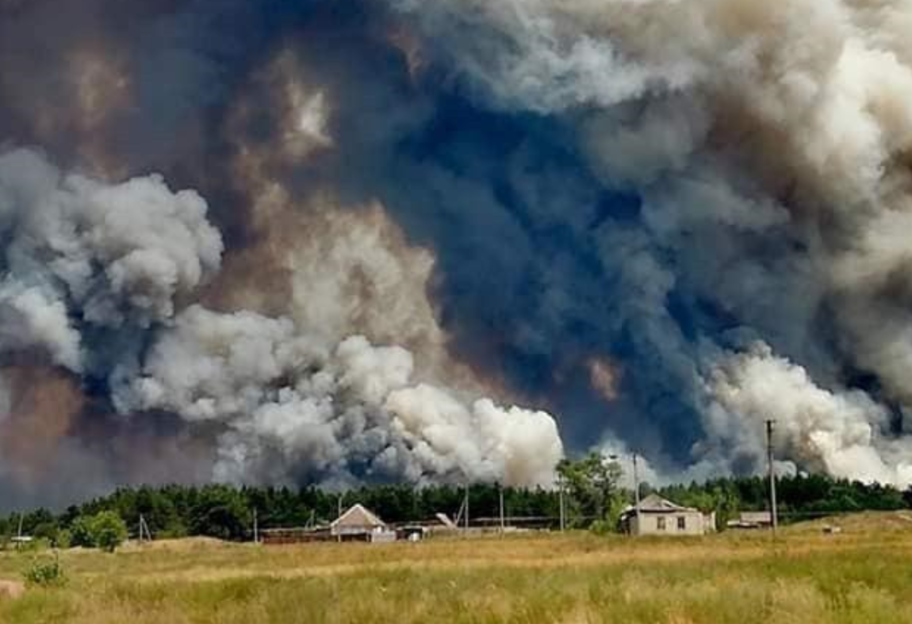 Смертоносные пожары в Луганской области - момент поджога попал на видео - фото 1