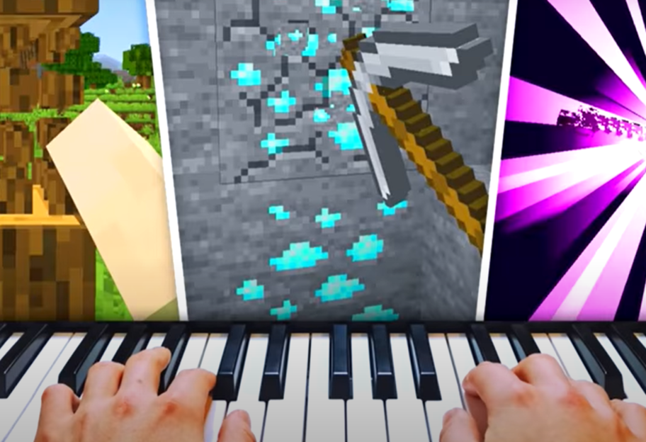 Блогер сумел пройти Minecraft с помощью пианино  - фото 1