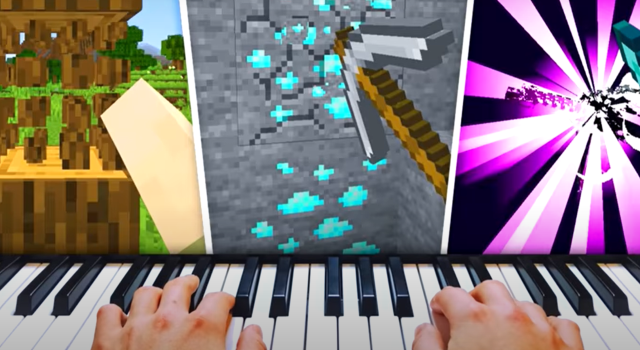 «Получилась тоскливая и пугающая мелодия»: блогер сумел пройти Minecraft с помощью пианино - видео фото