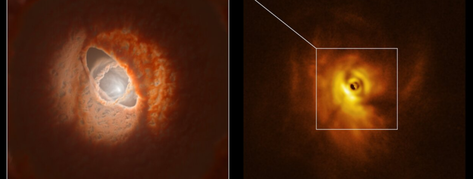 Разрушение протопланетного диска: астрономам впервые удалось пронаблюдать уникальное явление