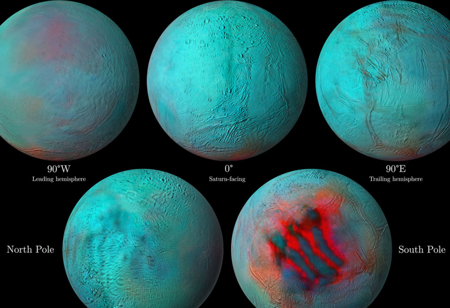 Активный и «живой» - астрономы обнаружили «горячие точки» у ледяного спутника Сатурна  - фото 1