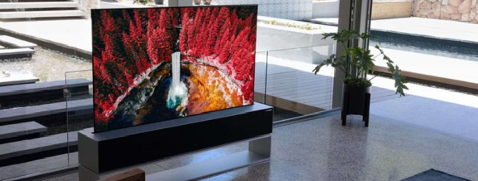 Можно свернуть 50 тысяч раз: компания LG создала телевизор-рулон - фото