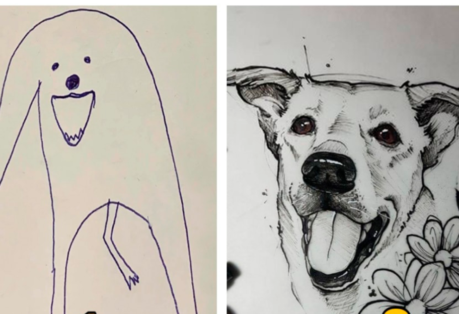 Кривой любимец - на конкурсе портретов собак победил незаконченный набросок - фото 1