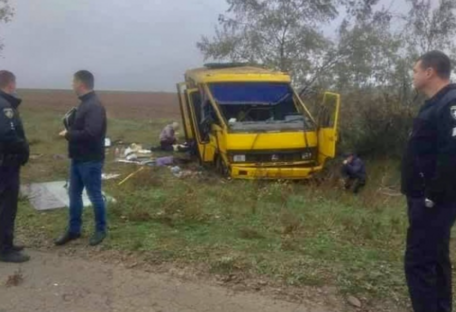 ДТП в Херсонській області: рейсовий автобус вилетів з дороги, є загиблі, багато постраждалих - фото - фото 1