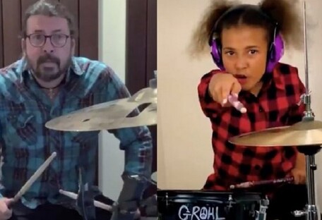 Десятирічна дівчинка проти лідера Foo Fighters: музичні батли - відео 