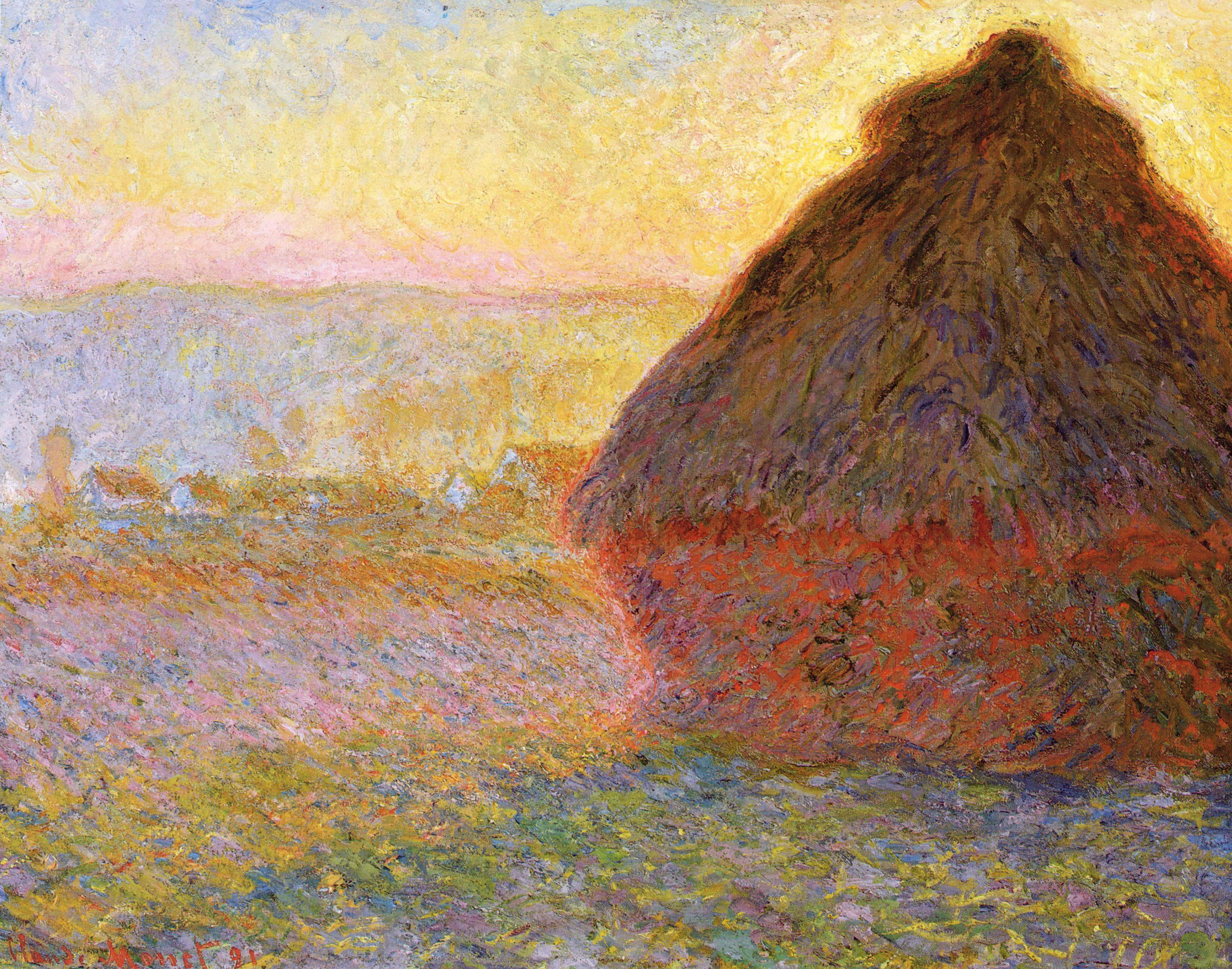 Клод Моне "Стог сена" Источник: http://www.christies.com/