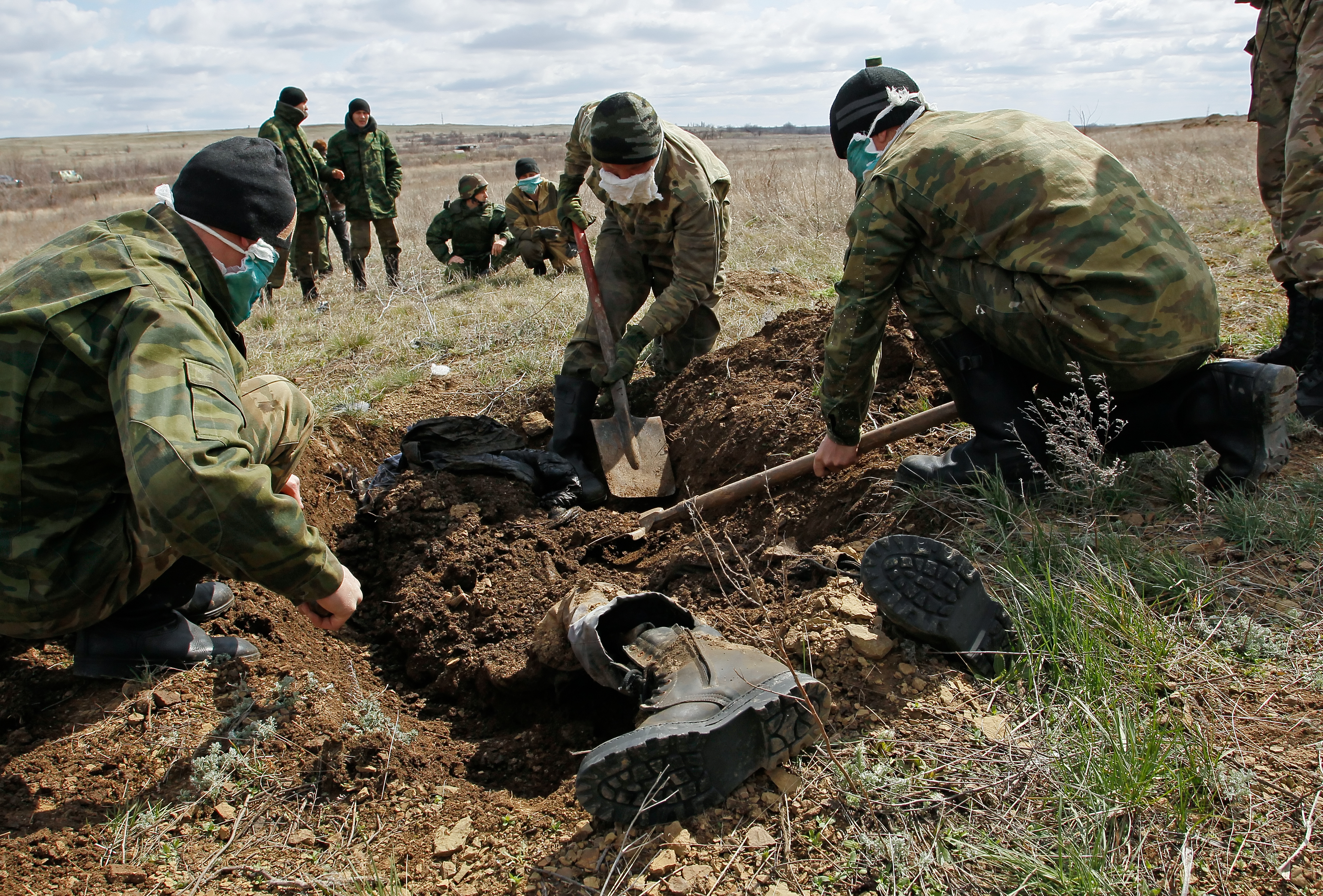 Конфликт на востоке Украины. Фото: EPA
