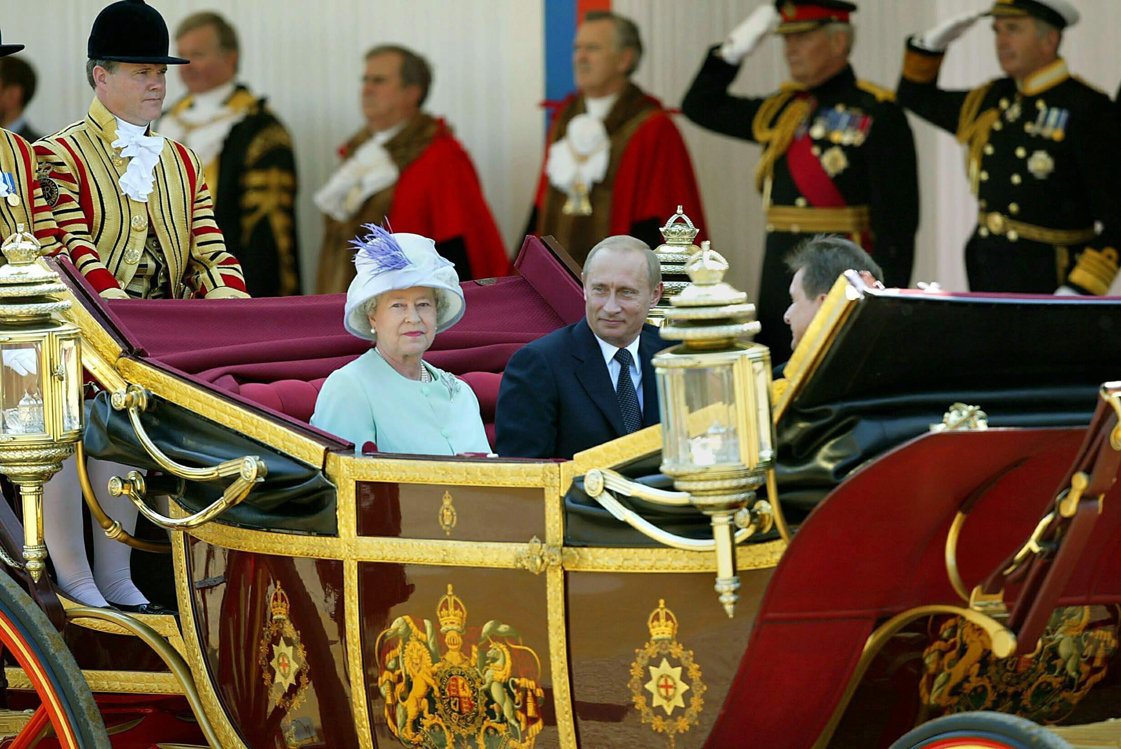 Королева Евлизавета II и президент России Владимир Путин. Фото: EPA