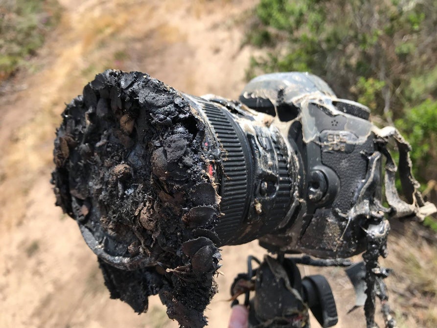 Камера NASA расплавилась, но успела сделать фото во время запуска ракеты SpaceX фото