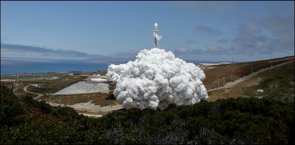 Камера NASA расплавилась, но успела сделать фото во время запуска ракеты SpaceX фото