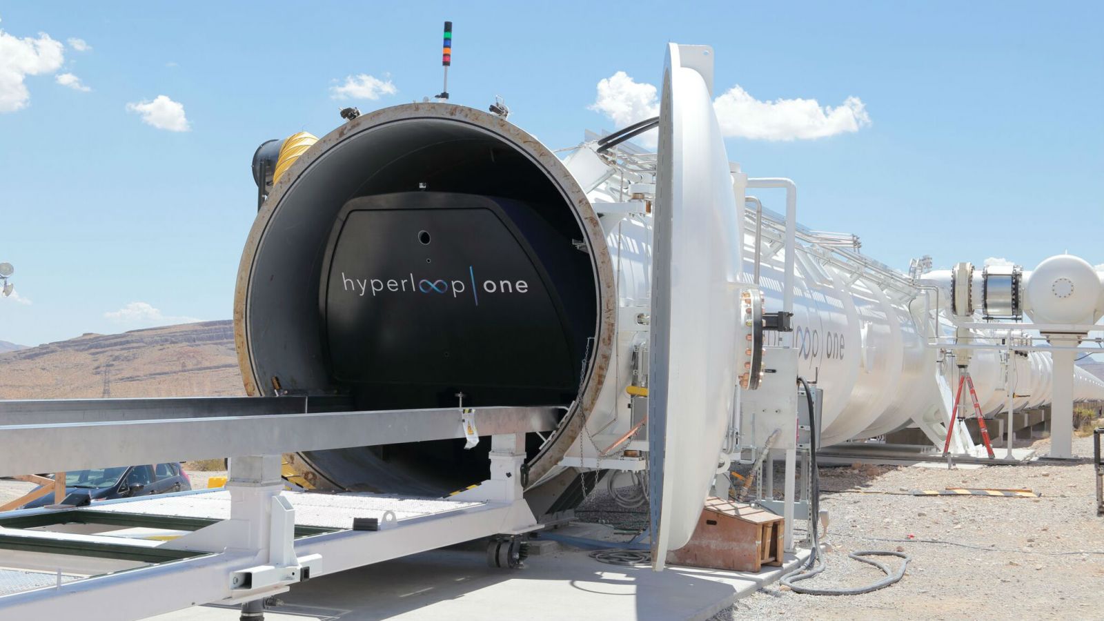 Тестовый полигон Virgin Hyperloop One в Лас-Вегасе